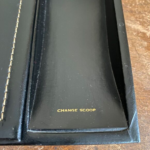 Vintage Dresser Caddy Faux Leather Box with Lid Red Flocked Velvet Valet - Picture 8 of 10